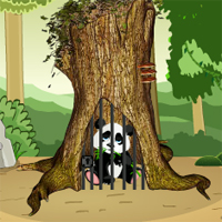Free online html5 games - Top10NewGames Rescue The Panda game 