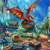 Free online html5 games - Haunted Dragons game 