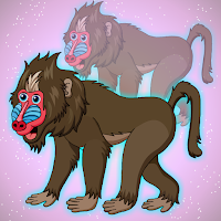 Free online html5 games - G2J The Mandrill Baboon Escape game 