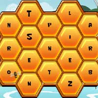 Free online html5 games - Word Hive game 