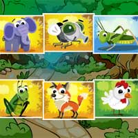 Free online html5 games - Animal Memory Deluxe NetFreedomGames game 