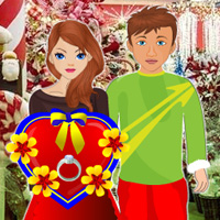 Free online html5 games - Romantic Christmas Gift for Girlfriend game - WowEscape 
