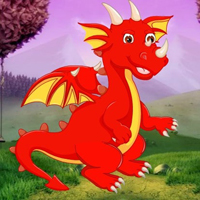 Fantasy Red Dragon Escape HTML5
