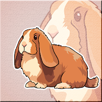 Free online html5 games - G2J Mini Lop Rabbit Escape game 
