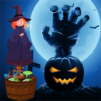 Free online html5 games - ZooZooGames Halloween Trick Or Treat Escape game 