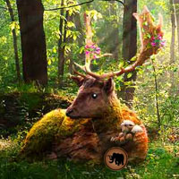 Free online html5 games - Summer Deer Forest Escape Games2rule game 