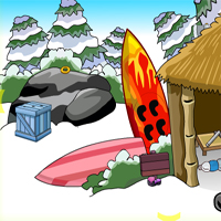 Free online html5 games - Snowy Rabbit Escape game 