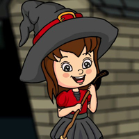 Free online html5 games - G2J Help the Cute Witch game 