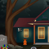 Free online html5 games - G2J Cute Black Kitten Rescue game 