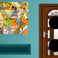 Free online html5 games - G2M Turquoise House Escape game 