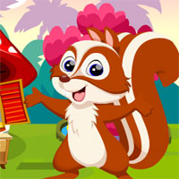 Free online html5 games - Games4King Cute Squirrel Rescue 2 game 