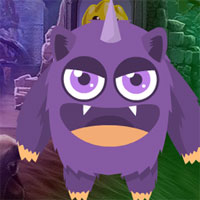 Free online html5 games - G4K Violet Creature Escape game 