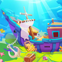 Free online html5 games - Undersea Treasure Escape game 