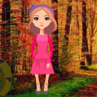 Free online html5 games - Escape The Girl From Autumn Forest game 