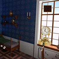 Free online html5 games - Old Blue Room game 