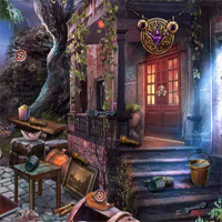 Free online html5 games - Lonely Night Hidden4fun game 