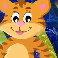 Free online html5 games - G4K Amiable Tiger Escape  game 