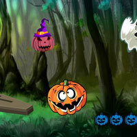 Free online html5 games - Halloween Darkest Forest Escape HTML5 game 