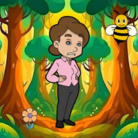 Free online html5 games - Office Girl Lost The Car game 