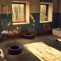 Free online html5 games - Abandoned Forest Building Escape game 