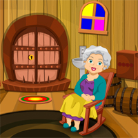 Free online html5 games - Wooden Hut Escape game 