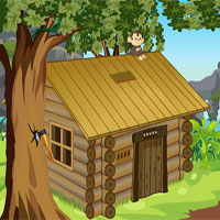 Free online html5 games - Infant Monkey Escape game 