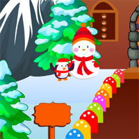 Free online html5 games - AVM Christmas House Escape game 