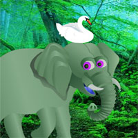 Free online html5 games - Big Elephant Land Escape game 