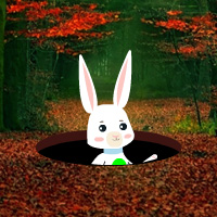 Free online html5 games - Easter Bunny Autumn Forest Escape game 