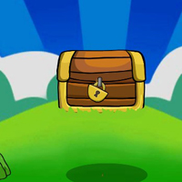 Free online html5 games - G2J Wooden Box Gold Coin Treasure Escape game 