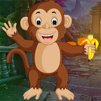 Free online html5 games - Games4king Banana Monkey Rescue game 
