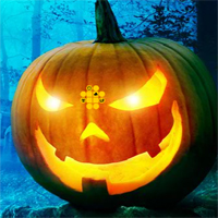 Free online html5 games - G2R Halloween Green Pumpkin Escape game 