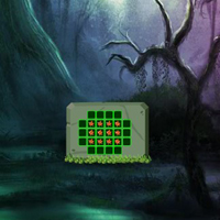 Free online html5 games - Dark Green Fantasy Forest Escape game 