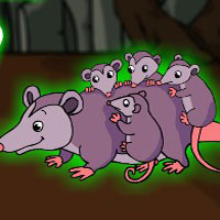 Free online html5 games - Rescue The Opossum Family game 