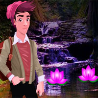 Free online html5 games - G4K Mystical Forest Cave Escape  game 