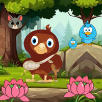 Free online html5 escape games - BIG Help Injured Bird Fallen Down