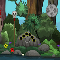 Free online html5 games - Sivi Rock Forest Escape  game 