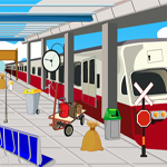 Free online html5 games - Girl Escape From Train game 