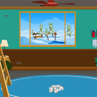 Free online html5 games - GamesClicker Pine Room Escape game 