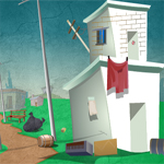 Free online html5 games -  Destruction House Escape game 