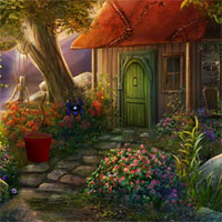 Free online html5 games - Fantasy Garden House Escape game 