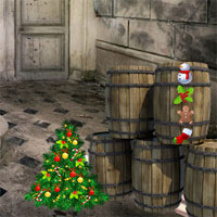 Free online html5 games -  Ekey Santa Claus Chateau Escape  game 