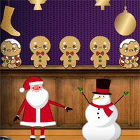 Free online html5 games - AmgelEscape Gingerbread Room Escape game 