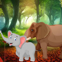 Free online html5 games - Save The Little Elephant  game 