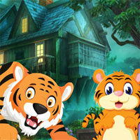 Free online html5 games - Games4King Tiger and cub Rescue game 