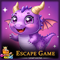 Free online html5 escape games - Little Wing Dragon Rescue