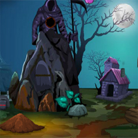 Free online html5 games - Games4Escape Halloween Cursed Princess Escape game 