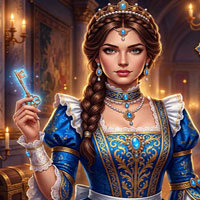 Free online html5 escape games - Royal Palace Maid Escape