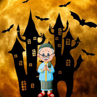 Free online html5 games - G2R Halloween Land Grandpa Escape game 