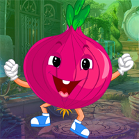 Free online html5 games - Games4King Dancing Onion Rescue game - WowEscape 